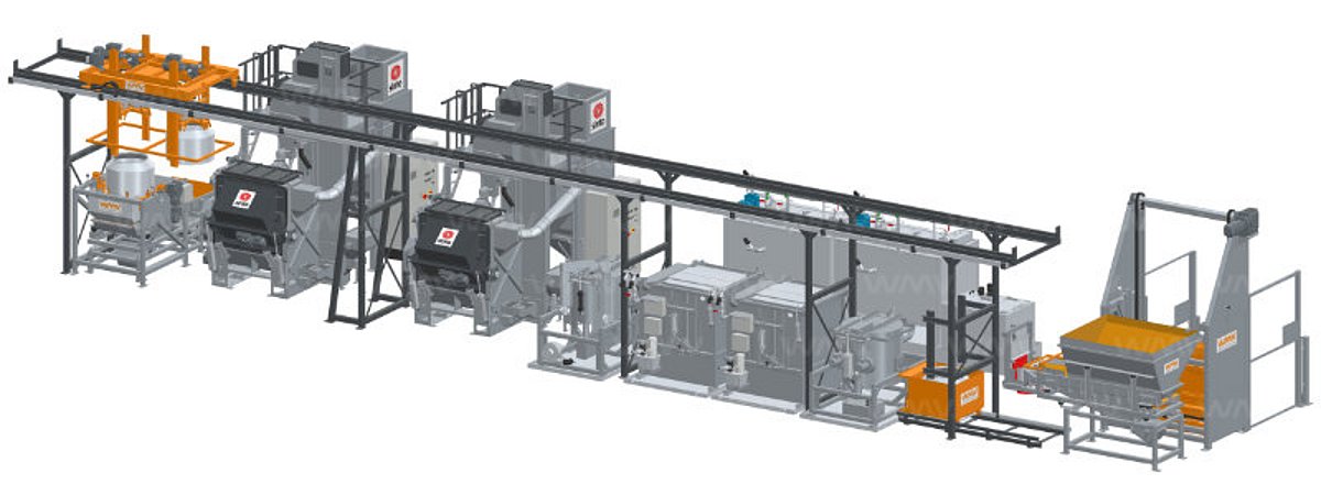 WMV cleaning system Blasting