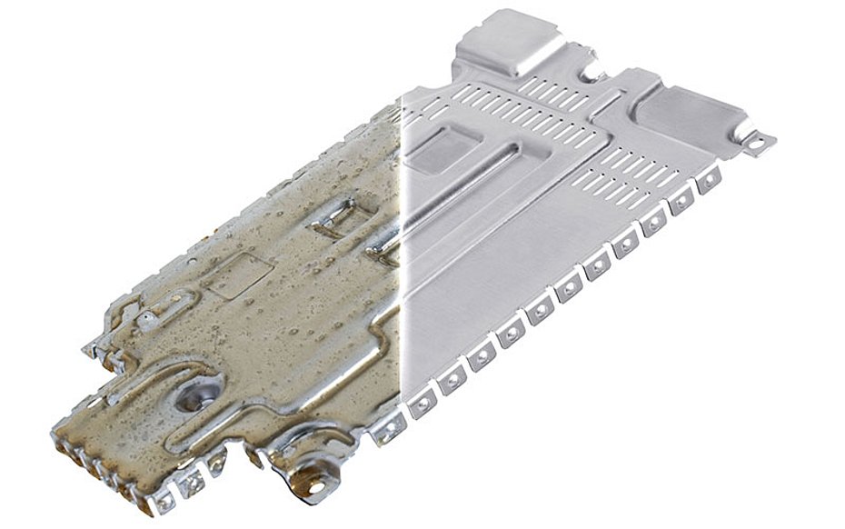 Stamping production Contract cleaning Cleaning system Cleaning chemicals Stamped parts