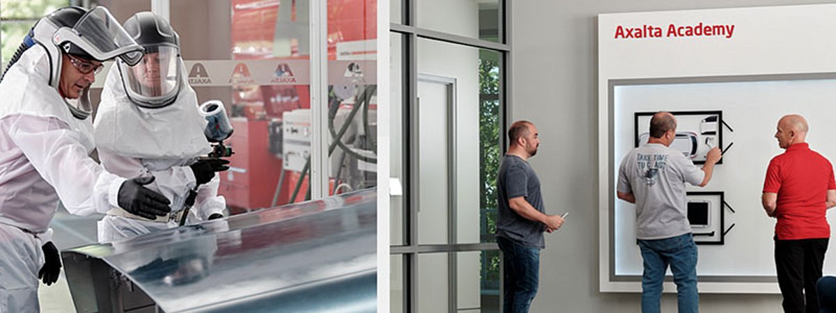 Axalta Academy online training platform painter