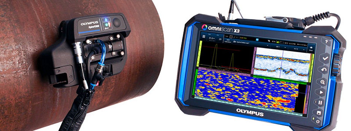 Corrosion display Evident Olympus HydroForm Scanner 