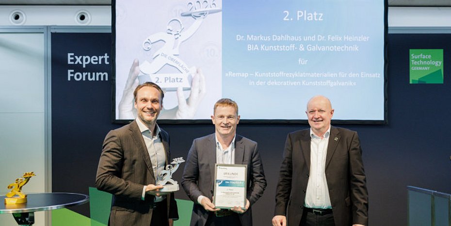 Stuttgart Surface Technology Prize "The Surface" Winners
