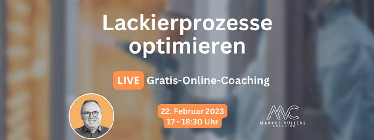 Optimize painting processes Online coaching