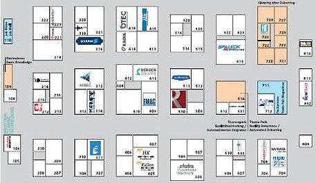 DeburringExpo hall plan