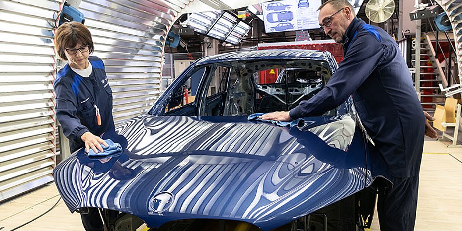 Vehicle paint shops Conversion dry separation BMW
