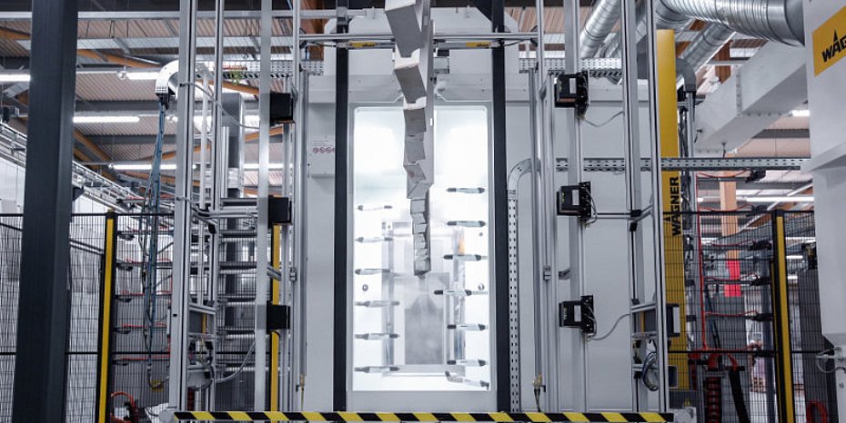 New Powder Coating Line for Sheet Metal Components