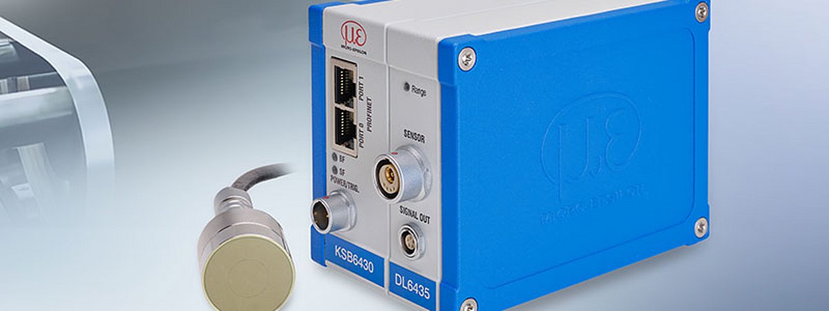 Thickness measurement of battery coatings Micro-Epsilon CombiSensr KSB6430