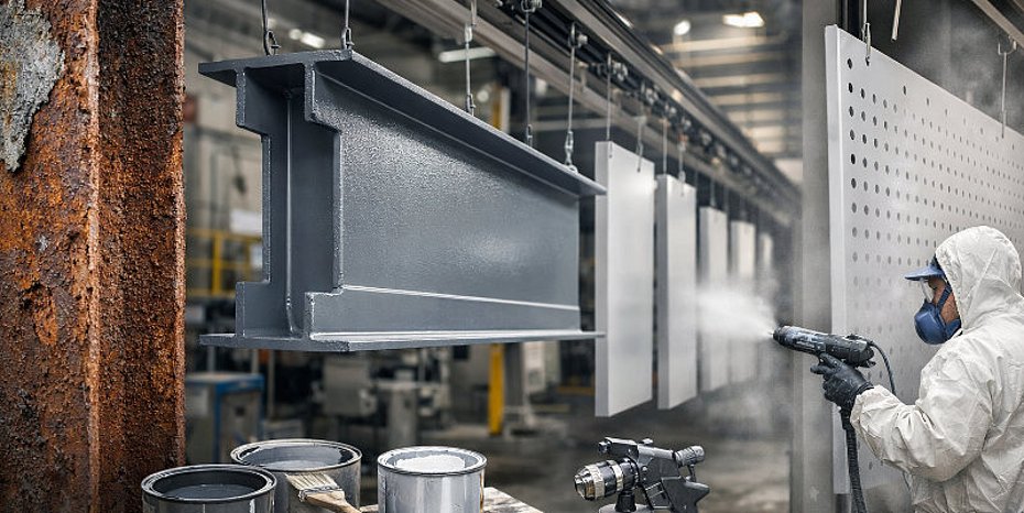 Corrosion protection Painting steel and aluminum components