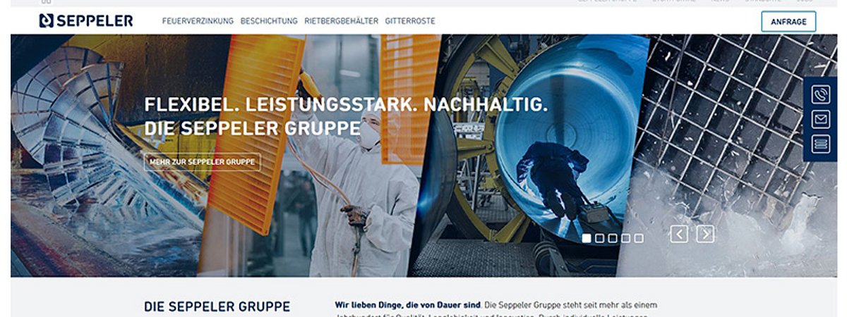 Seppeler neue Webseite