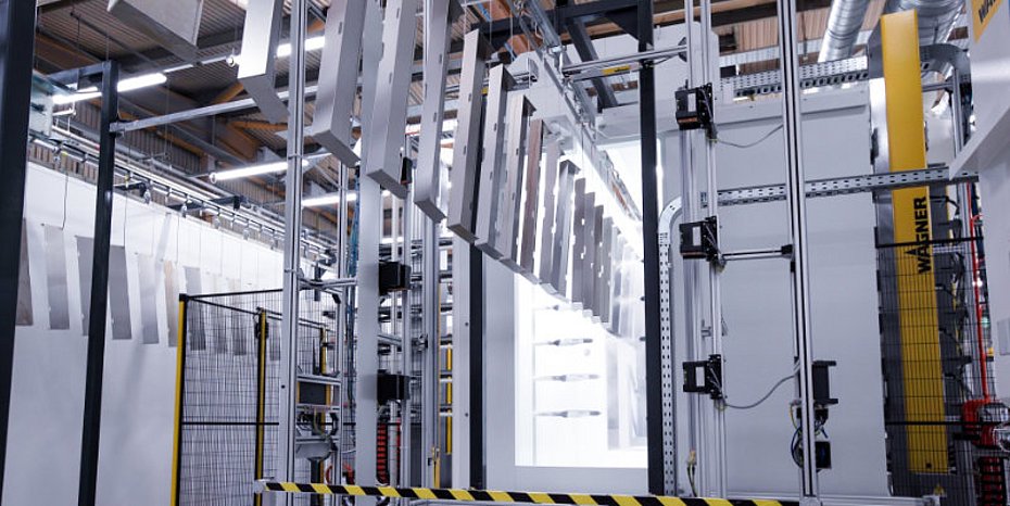 New Powder Coating Line for Sheet Metal Components