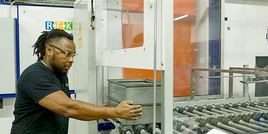 Entfettungsanlage Motorproduktion