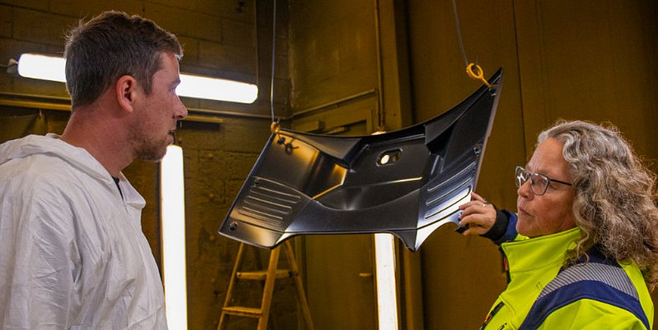Single-Coat Paint for Construction and Earthmoving Equipment: VOC Balance and Throughput