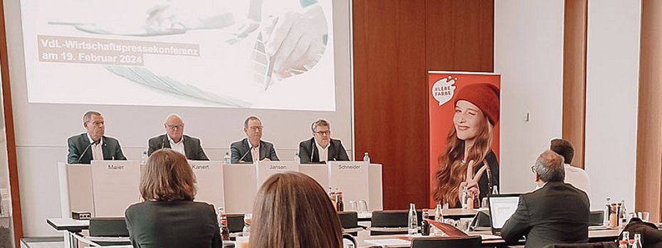 Paint industry VdL business press conference 2024