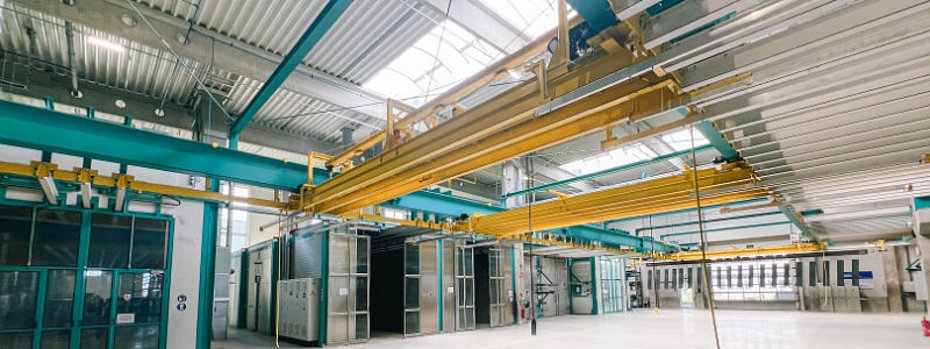 Coating System for Large Parts: Liquid Paint, Powder Coatings