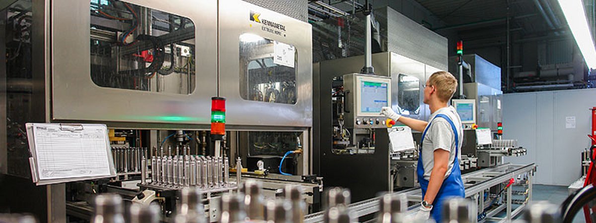 Benseler ECM machining Deburring Injector body