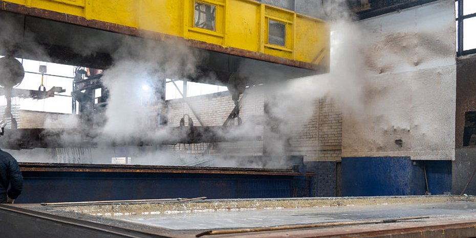 Galvanizing plant Hydrogen instead of natural gas Project H2Raum