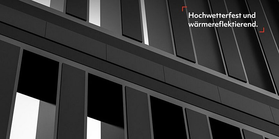 Powder coating Infrared radiation Reflection Sun protection Color