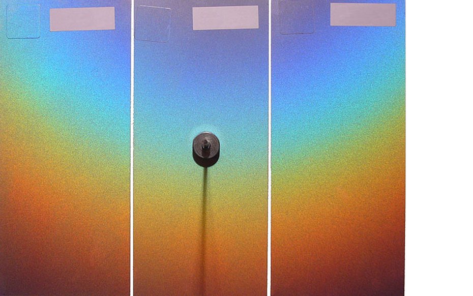 Visual sampling GonioViewern effect colors and pigments