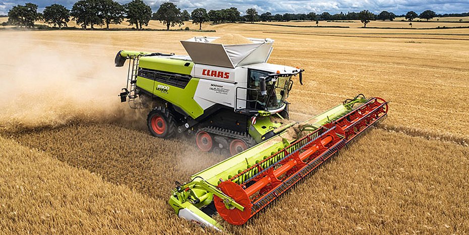 Combine harvester paint