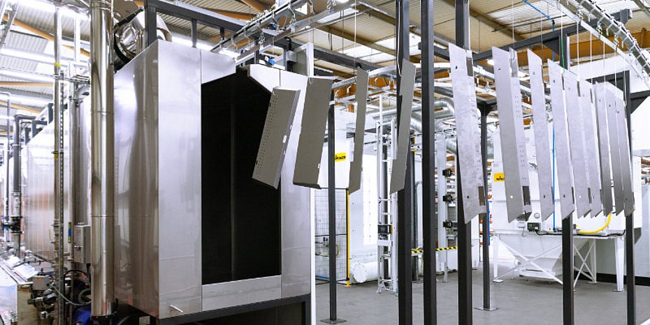 New Powder Coating Line for Sheet Metal Components
