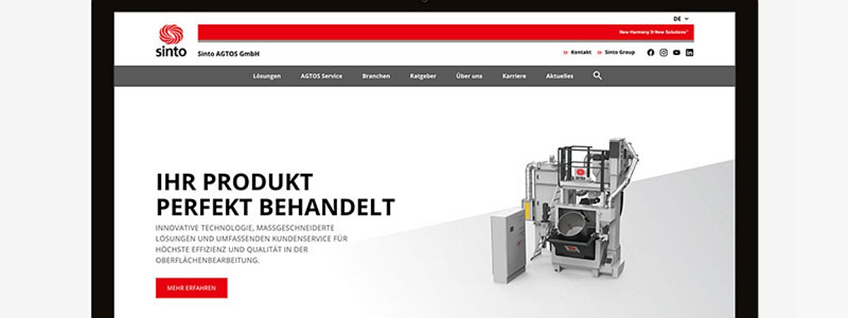 sinto agto's new website