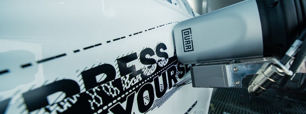 Printing on vehicle surfaces EcoNextJet Dürr