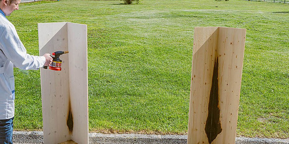 Wood fire protection coating Adler lacquers