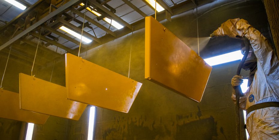 Single-Coat Paint for Construction and Earthmoving Equipment: VOC Balance and Throughput
