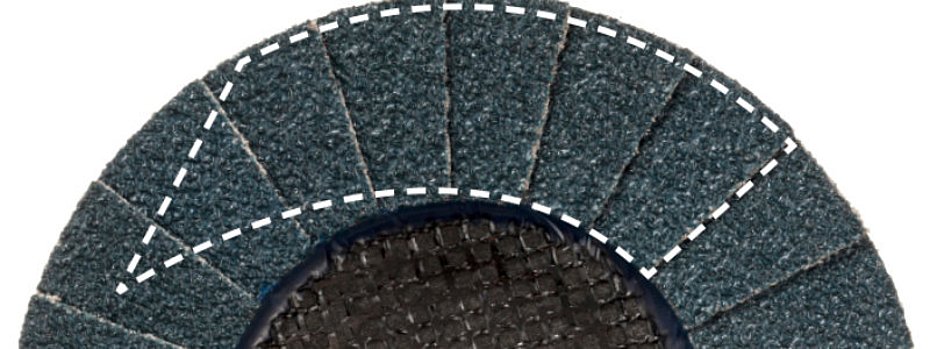 Sichellamelle Sanding Disc Lukas-Erzett Fan-Shaped Sanding Disc