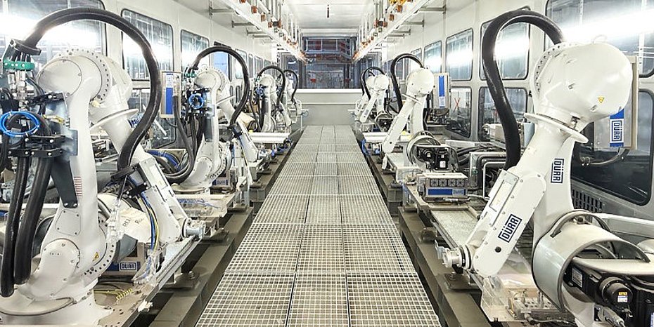 Paint shop of the future for electric vehicles