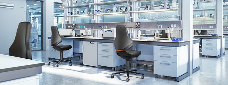 Powder coating work chair cleanroom ESD