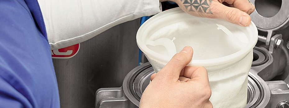 Correct filter selection industrial parts cleaning