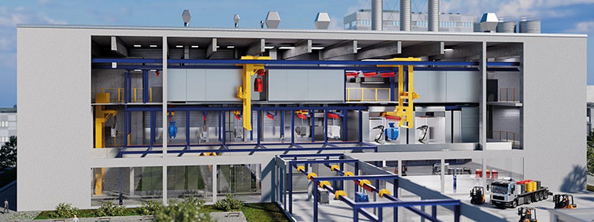 Vollert Paintexpo 2023 multi-storey painting systems large parts