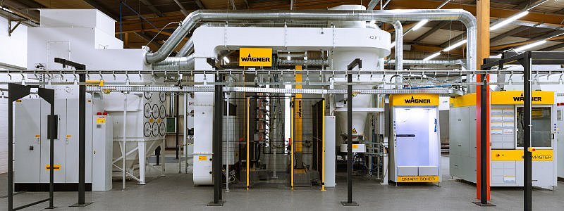 New Powder Coating System for Sheet Metal Components