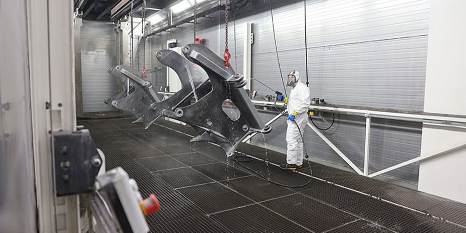 Modular coating system for agricultural machinery Machine parts