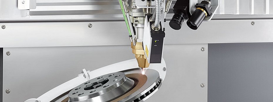 Brake disc coating High speed laser buildup welding
