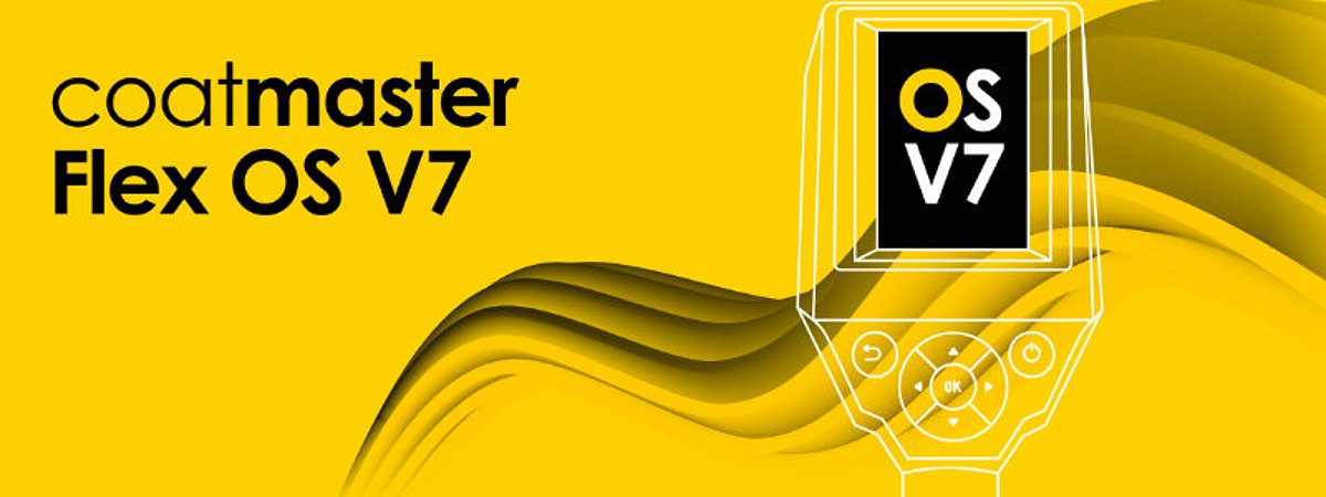 Coatmaster FlexOS V7 Operating system Closed-loop coating thickness measurement