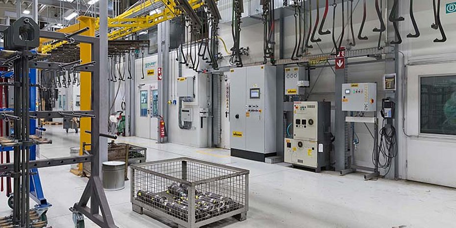 Nasslackbeschichtung Hydraulikzylinder