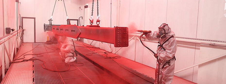 Modular coating system for agricultural machinery Machine parts