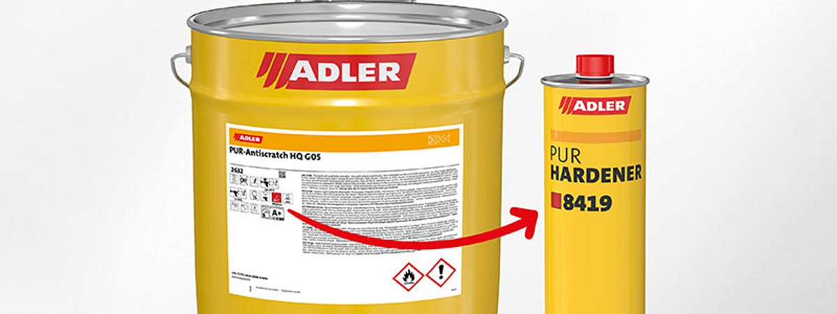 PUR hardener EU training obligation Adler