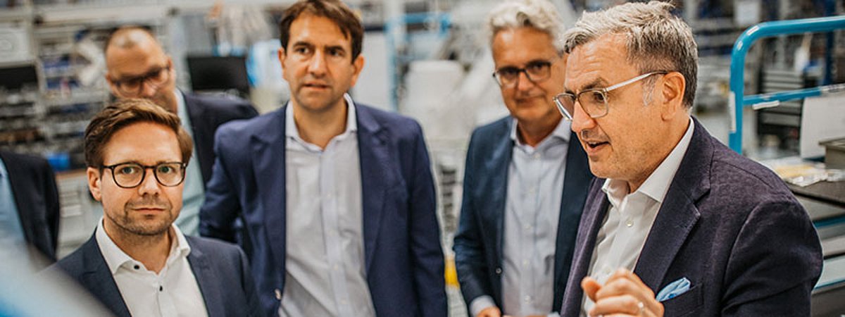 Dürr Visit Member of the Bundestag Climate Protection