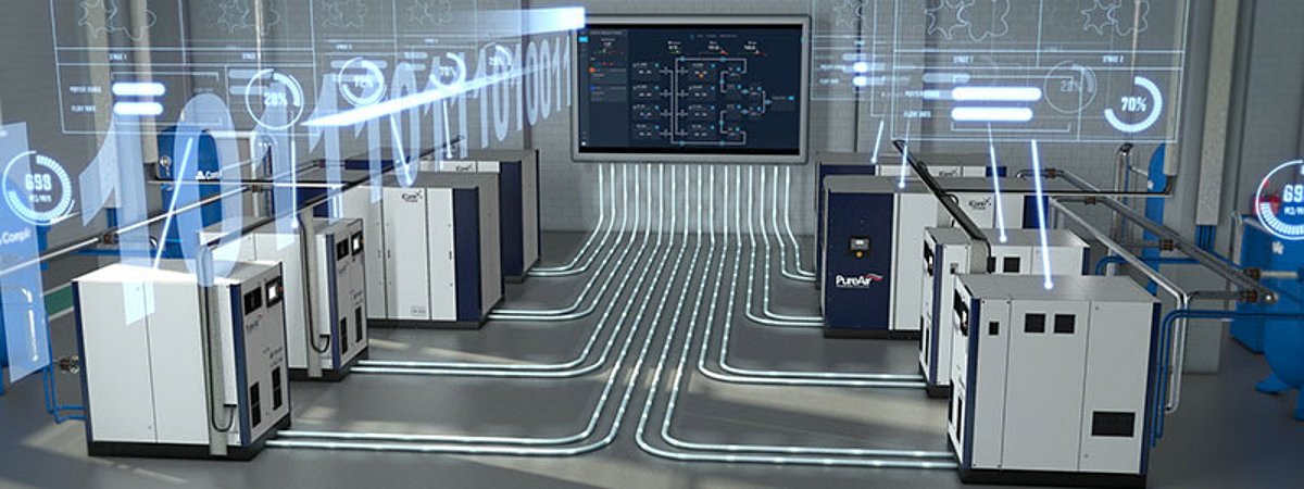 Compressor Compressed air management system Ecoplant Compair