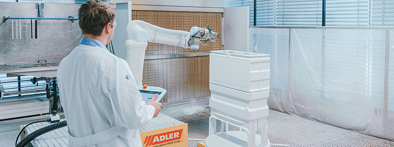 Painting Cobot eagle practical test