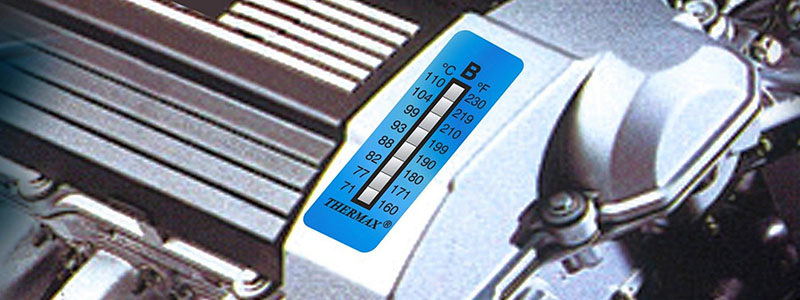 Kager Temperatur-Messstreifen
