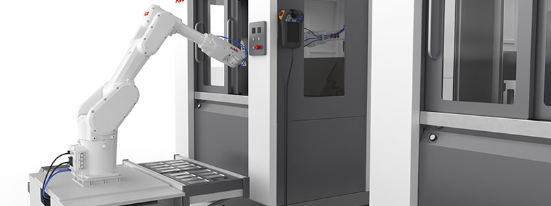 ABB Robotics OmniVance Machining Cell