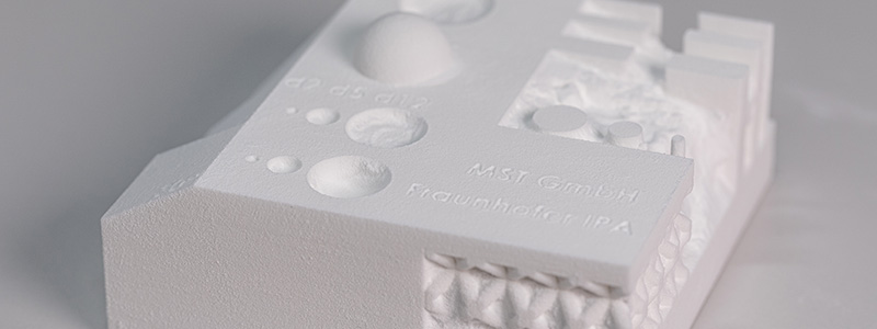 3D printer parts post-processing blasting Fraunhofer IPA
