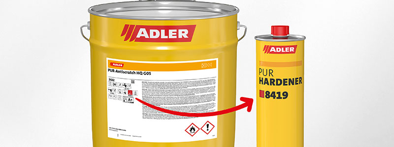 PUR hardener EU training obligation Adler
