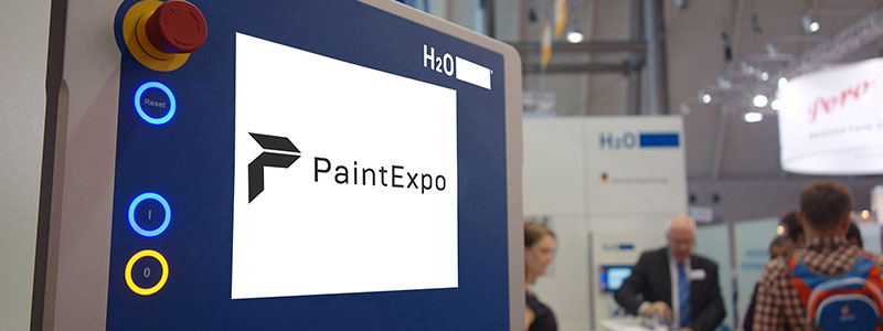 H2O treats rinsing water at PaintExpo 2024