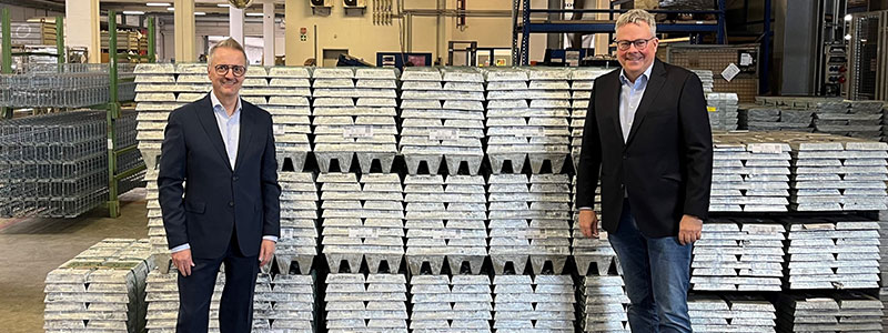 Niedax hot-dip galvanizing CO2-reduced zinc