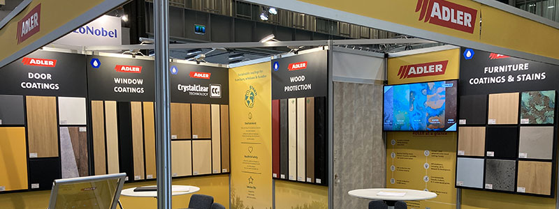 adler Lacke trade fair Trä & Teknik sweden
