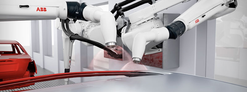 Mazda ABB paint sprayer